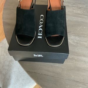 Beautiful suede Coach shoes